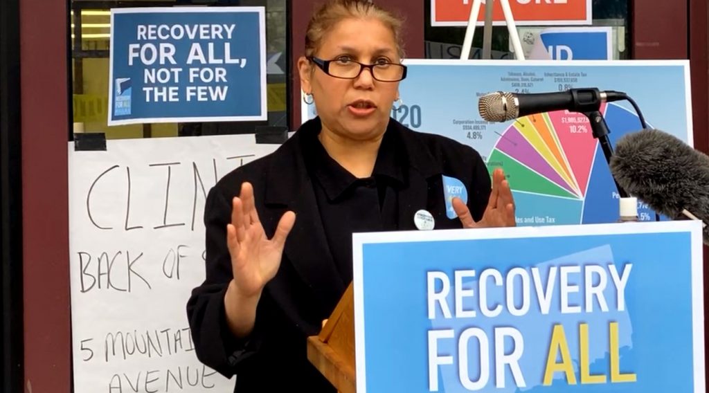 We are in the midst of a crisis that demands bold leadership and action now to fund our future, because too many Connecticut families, students, and communities are struggling. That was the message parents, students, educators, nurses, elected officials, and other members of the Recovery for All coalition delivered during a rally in Danbury
