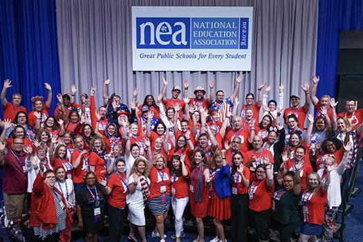 More than 90 CEA members comprised Connecticut's delegation to the 2023 NEA Representative Assembly.
