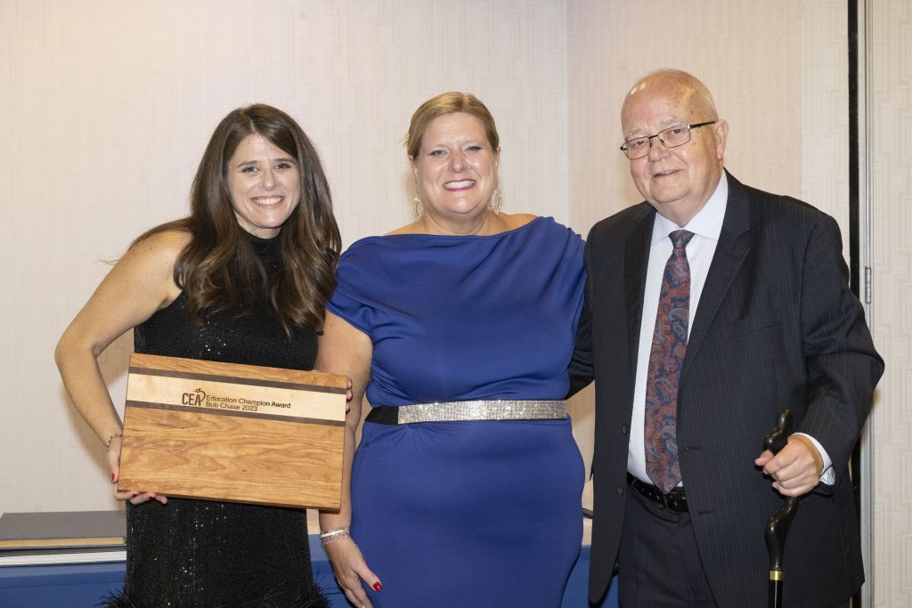 Legislators, a superintendent, teachers, and a national education leader were honored with prestigious education champion awards at CEA's inaugural fundraising gala for the Connecticut Education Foundation.