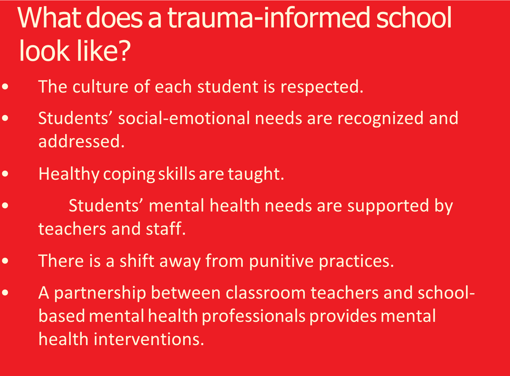 Create A Trauma Informed Classroom Connecticut Education Association   Trauma Informed 